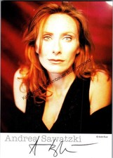 Original Autogramm Andrea Sawatzki /// Autograph signiert signed signee Sawatzki