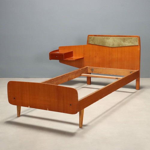 Vintage einzelbett teak - vintage, stoff