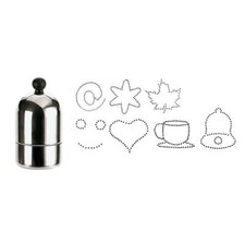 Paderno Kakaostreuer Edelstahl