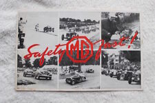 32B 378 MG TD world's fastest small car Rennwagen Prospekt Brochure englisch