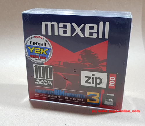Maxell zip 100 disk - 3, x