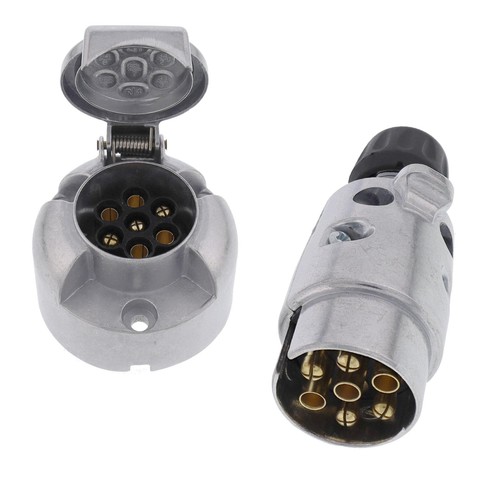 Polig stecker steckdose - 7-polig,