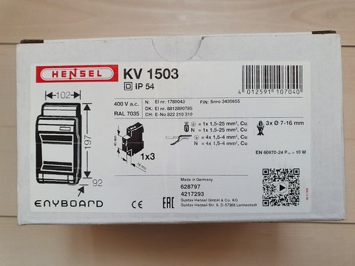 Hensel 1503 - kv,
