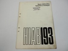 Hiab 193 Loader Crane Parts