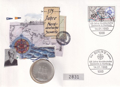 Numisbrief seewarte mit - seewarte,