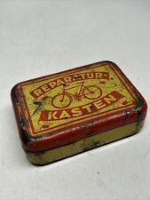 alte Dose BLECHDOSE REPARATURKASTEN  Fahrrad BEREIFUNG LEER  5558