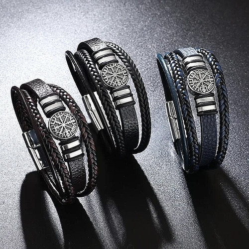 Armband vegvisir schwarz i - armband,