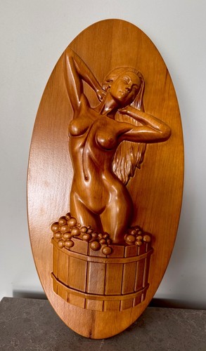 Vintage handgeschnitztes holz - vintage,