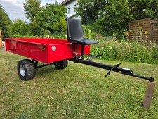Rückstoss-Kippanhänger für Einachser Motorgeräteträger Anhänger für z. B. Agria