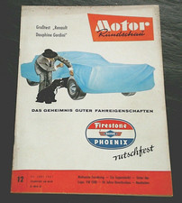Motor Rundschau 12/61 Renault