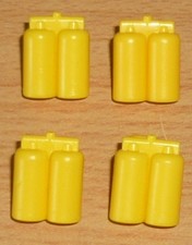 Lego Weltraum 4 Sauerstoffflaschen in gelb, alte Version