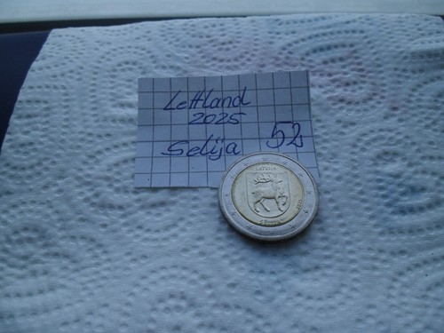 Euro münze lettland - 2,