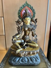 Buddha Grüne Tara Statue aus