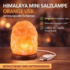 Himalaya Mini Salzlampe Orange