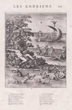 Bacchanalia Mythology Mythologie Kupferstich engraving gravure 1615