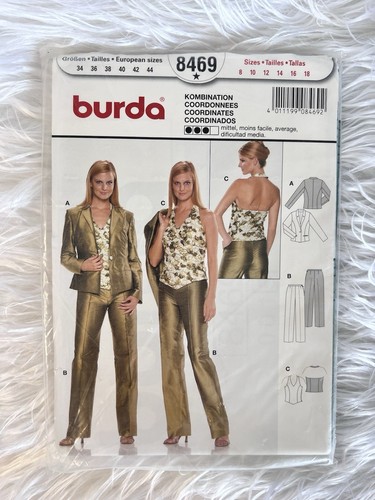 Burda 8469 schnittmuster hose - burda,