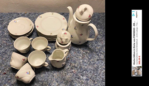 Porzellan kaffee teeservice - porzellan, kaffee-/teeservice