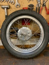 Hinterrad Rickman 18 Zoll mit Borrani Hochschulter Felge