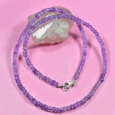 Lila Amethyst facettierte