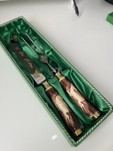 Hirschhorn tranchierbesteck - hirschhorn,