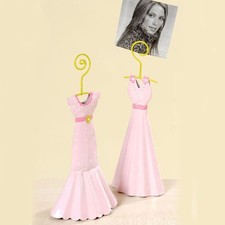 Kartenhalter Platzkarte Fotohalter Hochzeit Taufe Geburtstag rosa 18cm