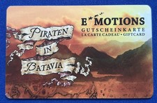 Europapark Piraten in Batavia Emotions Card Gutscheinkarte ohne Guthaben - rar!