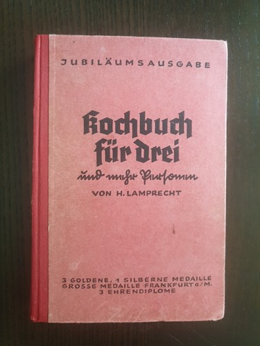 1915 lamprecht kochbuch - h.,
