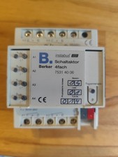 knx Berker Schaltaktor 4 Fach mit Handbetätigung 7531 40 06