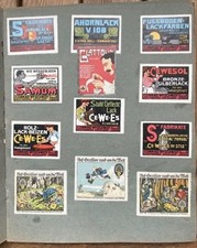 Album mit ca. eingeklebten 380