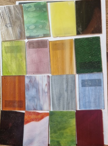 Tiffany glas abschnitte - tiffany,