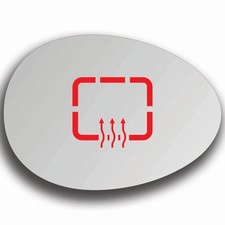 Spiegelglas Rechts Beheizbar