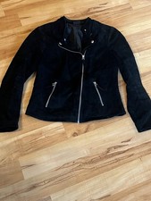 Lederjacke 40 Damen Schwarz 