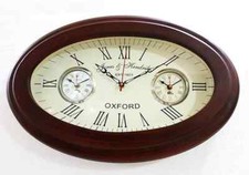 Holz Wanduhr Antik Motiv