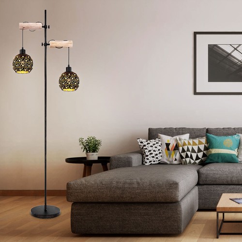 Stehlampe holzleuchte - stehlampe,