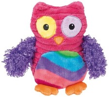 Plüschtier Eule circa 15 cm, pink