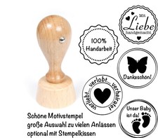 Holz stempel rundstempel - holz,
