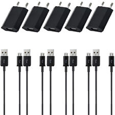 5x Universal Ladegerät MicroUSB Ladekabel + Netzteil für Smartphones Tablets