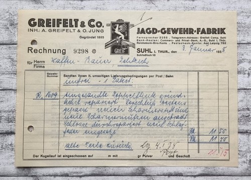 1938 greifelt jung rechnung - greifelt,