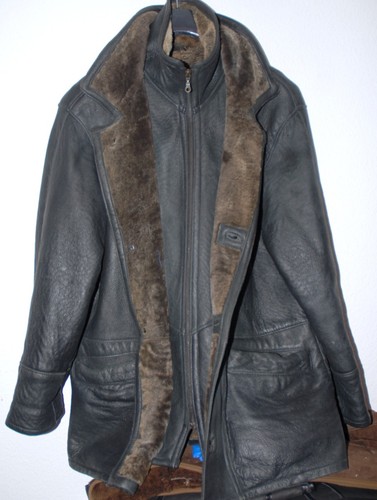 Lammfelljacke shearling leder - shearling,