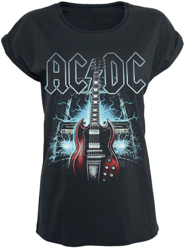 Acdc shirt damen high - t-shirt,