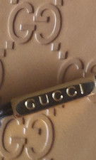 GUCCI  SCHLÜSSELANHÄNGER mit GUCCI LOGO aus MESSING (VIP mit OVP)- NEU!