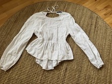 Schönes Oberteil Bluse weiß