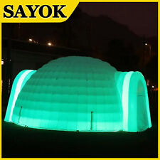 Aufblasbares Iglu-Kuppelzelt mit Blume und Fernsteuerung für Club-Hochzeit Party