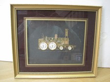 Ken Broadbent Lokomotive aus Uhrwerkszahnrädern  33 cm auf 28 cm gut