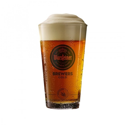 Warsteiner brewers gold glas - brewers,