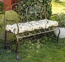 Metall Sitzbank Antik Design