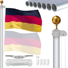 Fahnenmast Aluminium 6m