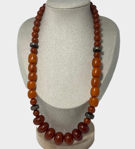 Vintage bakelit kette - kette, cherry