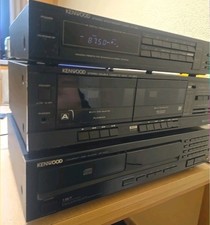 Kenwood Musik Anlage Tuner KT-56L/DOUBLE KASSETTE DECK KX-56W/CD DP-1030