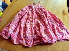 H&M Kleid Kariert  Cotton Träger Maxirock 128 Luftig Leicht